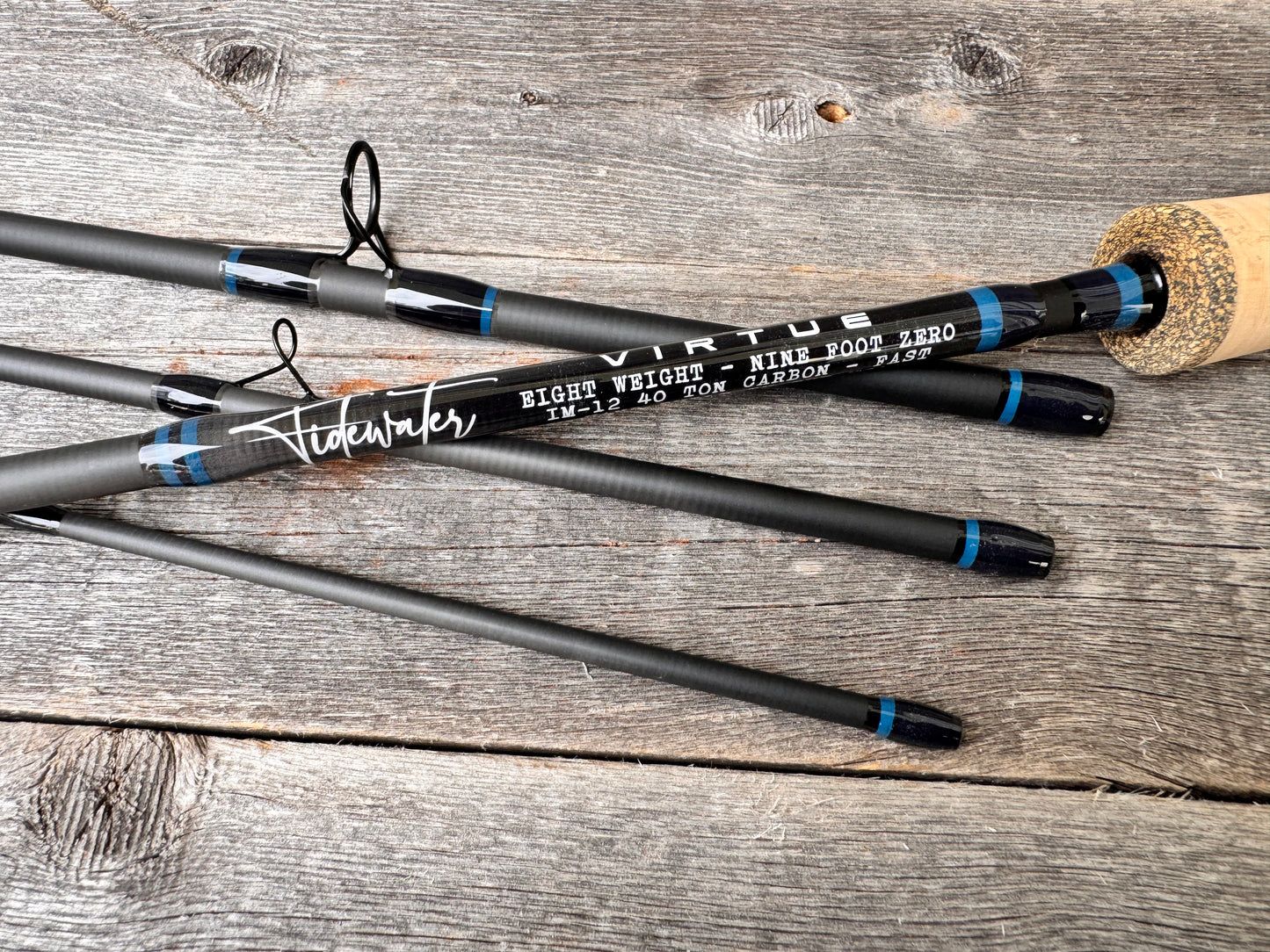 Tidewater Virtue 8wt 9ft - Deep Blue/Black