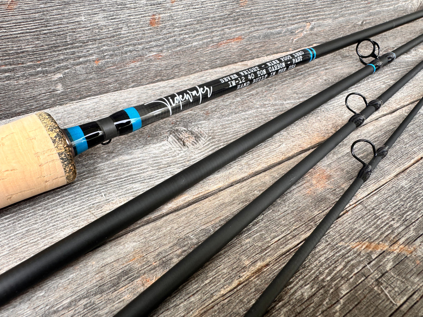 Tidewater Virtue 7wt 9ft - Blue Lagoon/Black