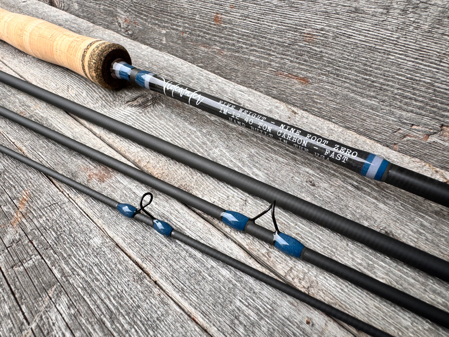 Tidewater Virtue 5wt 9ft Zero - Storm Gray - Blue Azul