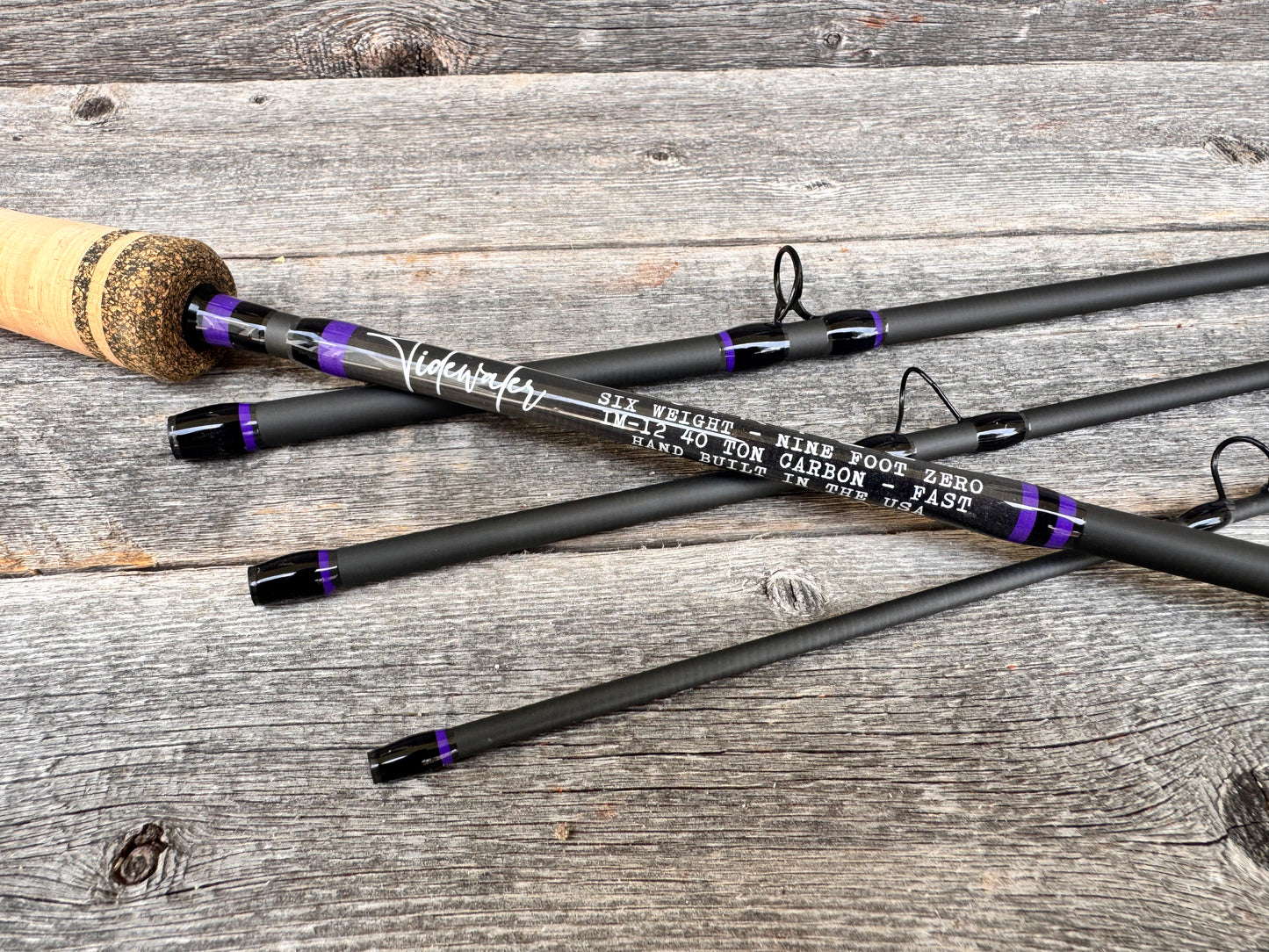 Tidewater Virtue 6wt 9ft - Purple Haze/Black