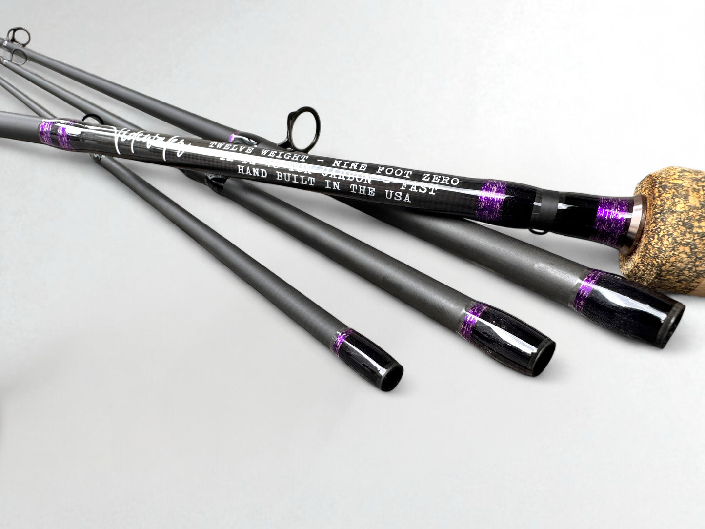 Tidewater Virtue 12wt 9ft - Purple Flash/Black