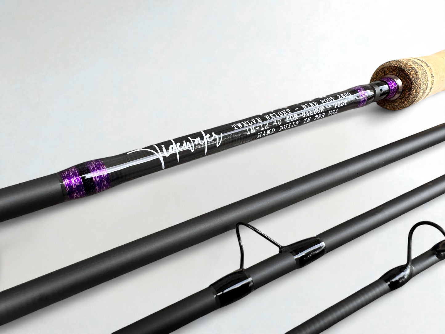 Tidewater Virtue 12wt 9ft - Purple Flash/Black