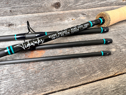 Tidewater Virtue 8wt 9ft Zero - Aqua/Black