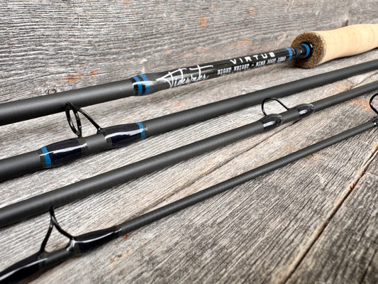 Tidewater Virtue 8wt 9ft Zero - Deep Blue/Black