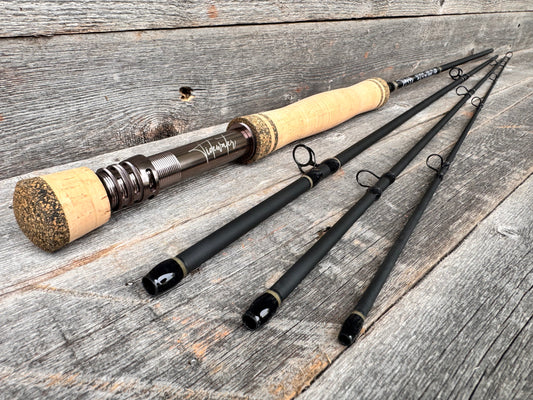 Tidewater Virtue 6wt 9ft Zero - Flat Dark Earth - Black
