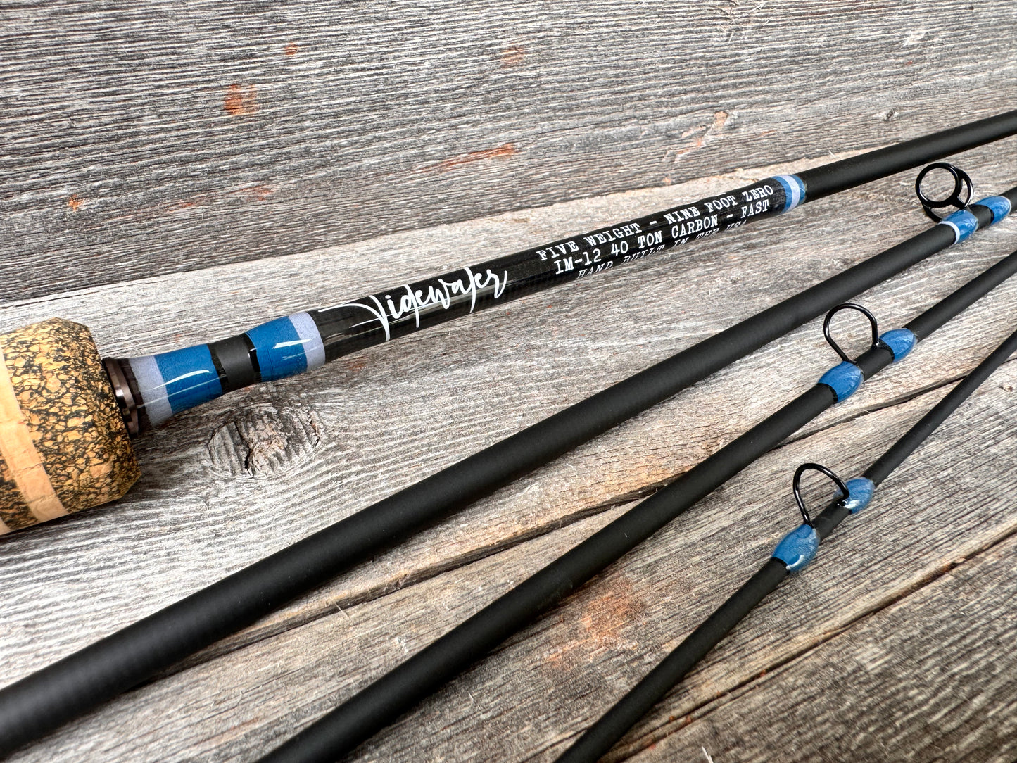 Tidewater Virtue 5wt 9ft Zero - Storm Gray - Blue Azul